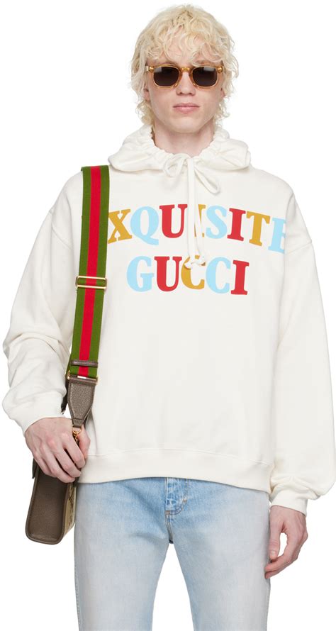 gucci white and black|black and white gucci hoodie.